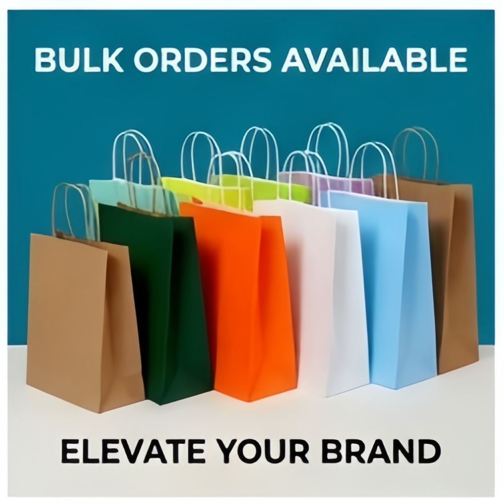 Wedding/Event Supply Store - Özelleştirilebilir Saplı Kraft Kağıt Çantalar, Mağaza